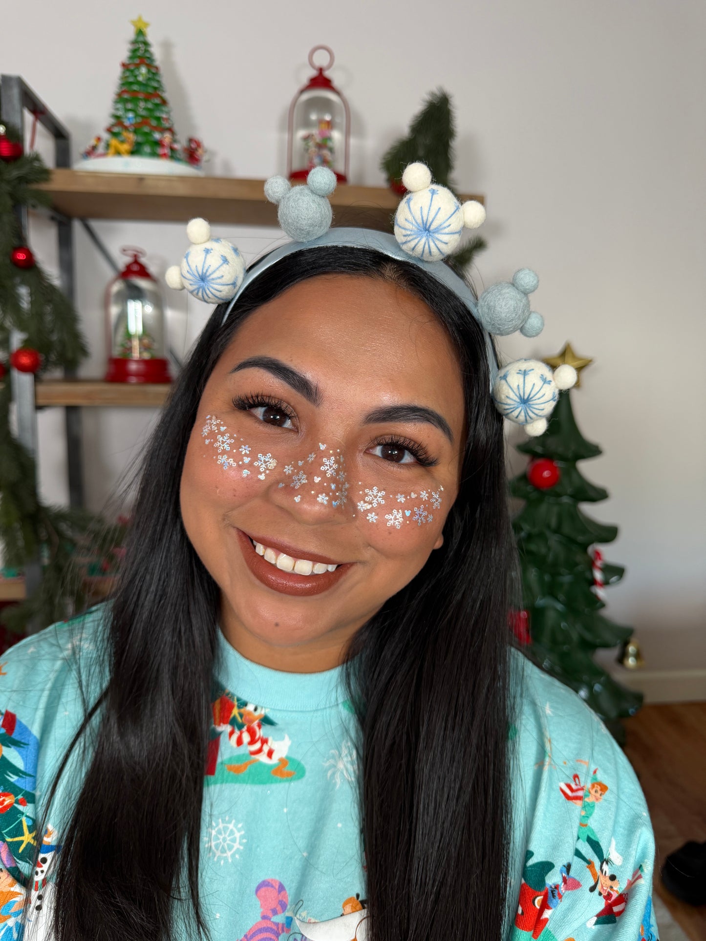 PRE ORDER Diamond Snowflake Mouse Pixie Dust Freckles (ESTIMATED TO SHIP DECEMBER 1)