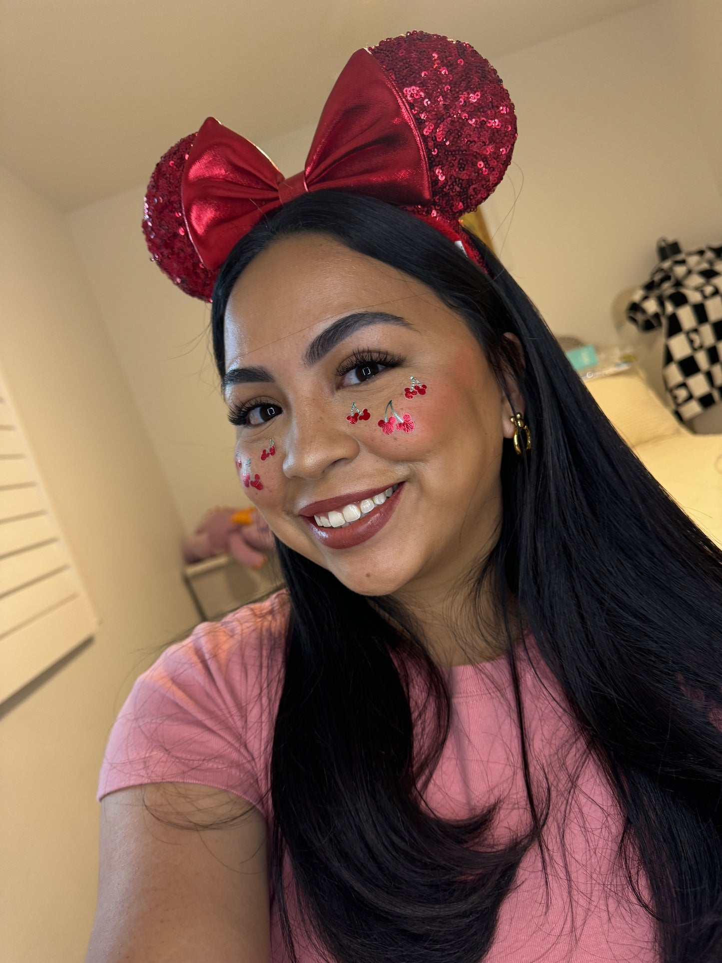 Mouse Cherries Mini Pixie Dust Freckles (Ready to Ship)