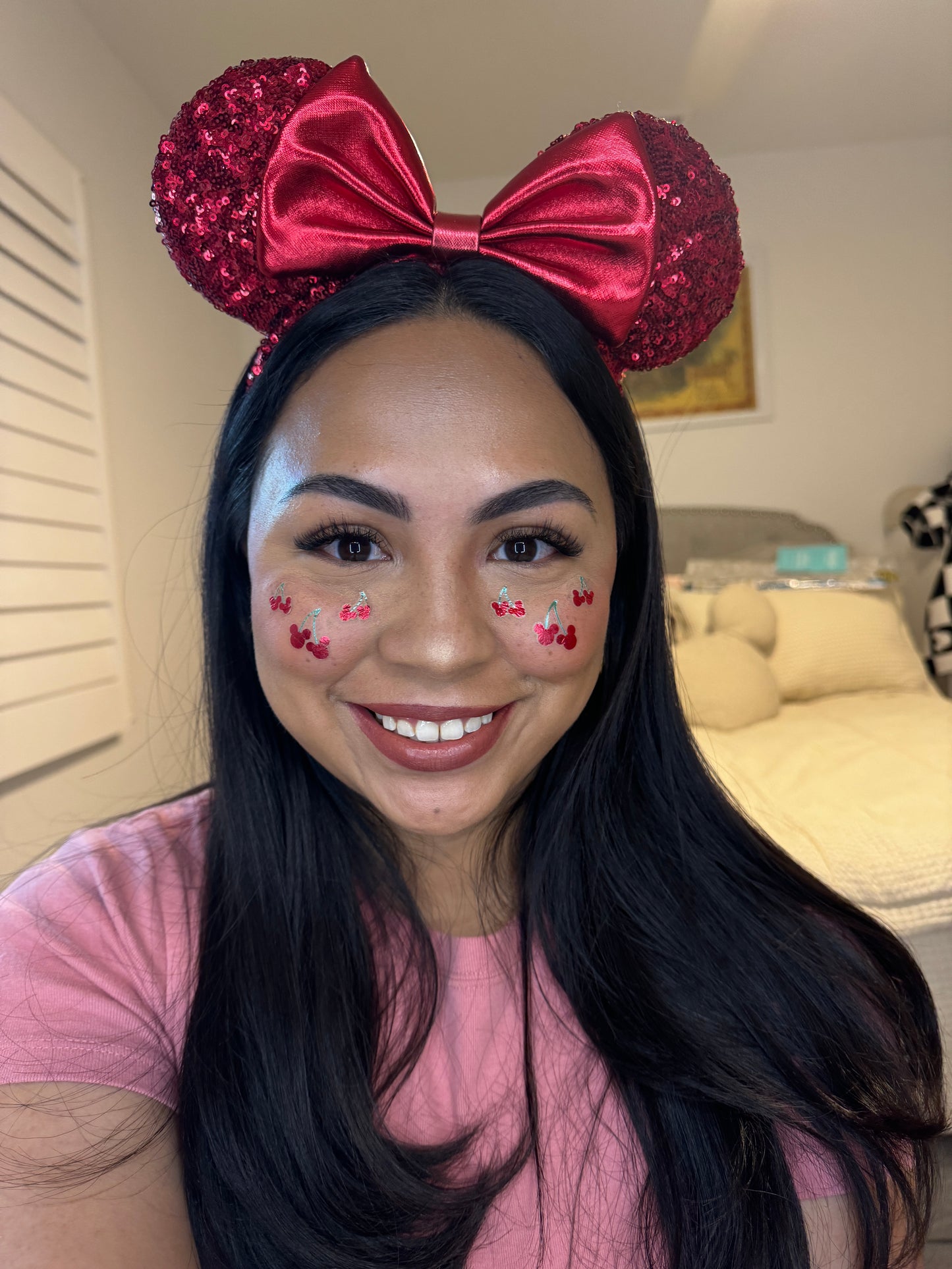 Mouse Cherries Mini Pixie Dust Freckles (Ready to Ship)