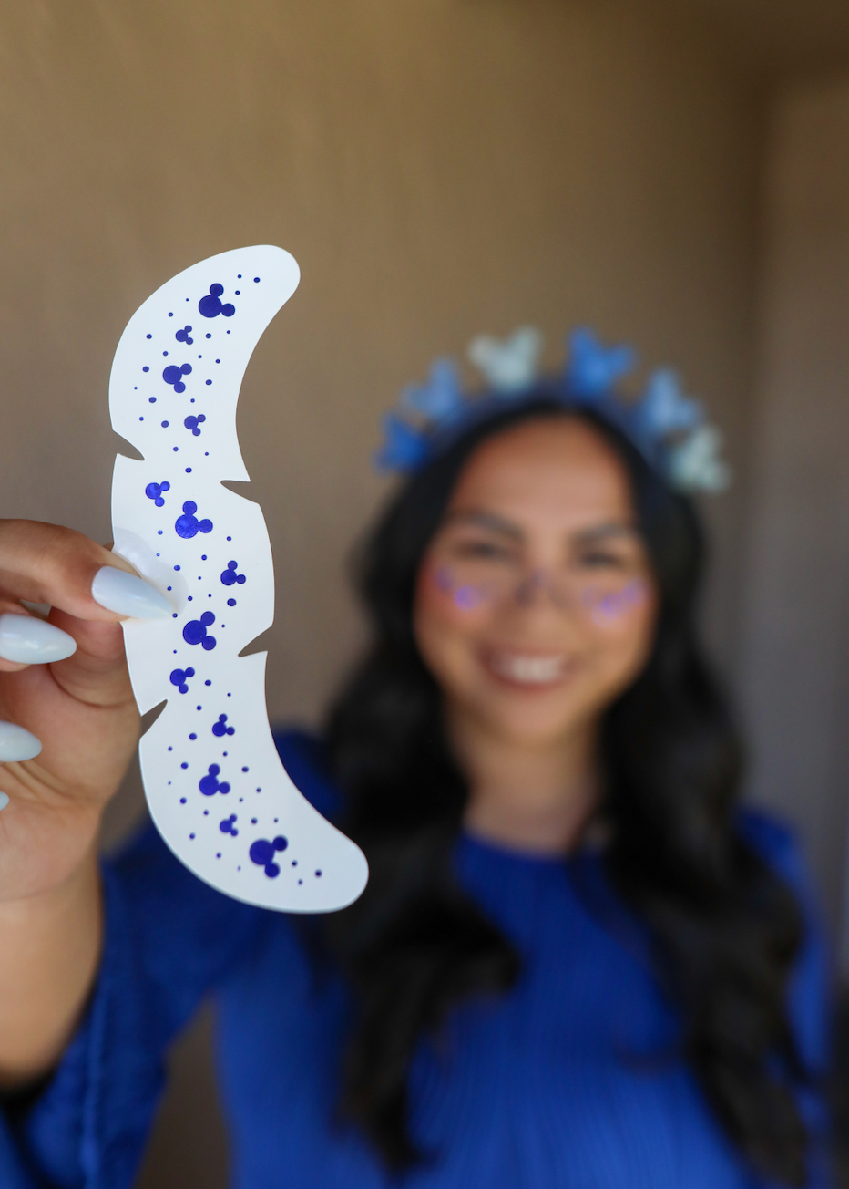 ROYAL BLUE Pixie Dust Freckles (READY TO SHIP)