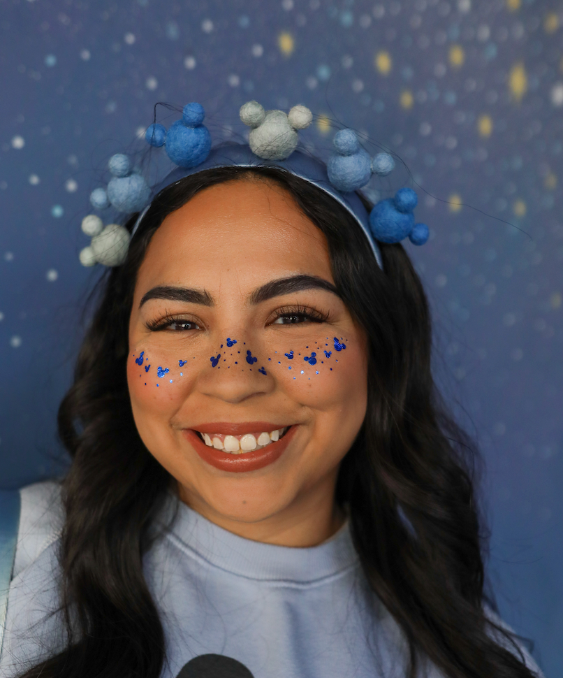 ROYAL BLUE Pixie Dust Freckles (READY TO SHIP)