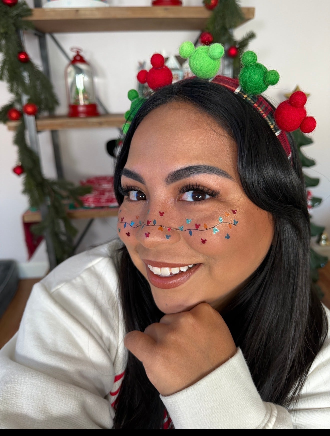 PRE ORDER Christmas Lights Mouse Pixie Dust Freckles (ESTIMATED TO SHIP DECEMBER 1)