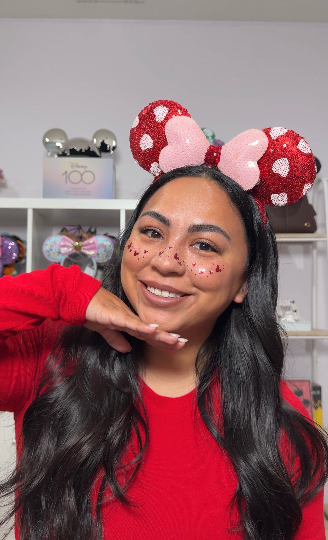 RED Pixie Dust Freckles (READY TO SHIP)