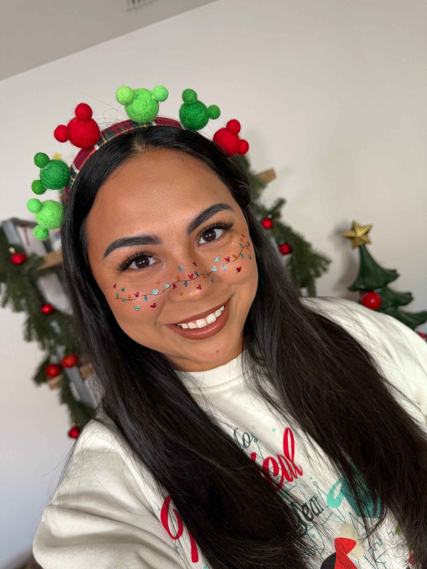 PRE ORDER Christmas Lights Mouse Pixie Dust Freckles (ESTIMATED TO SHIP DECEMBER 1)