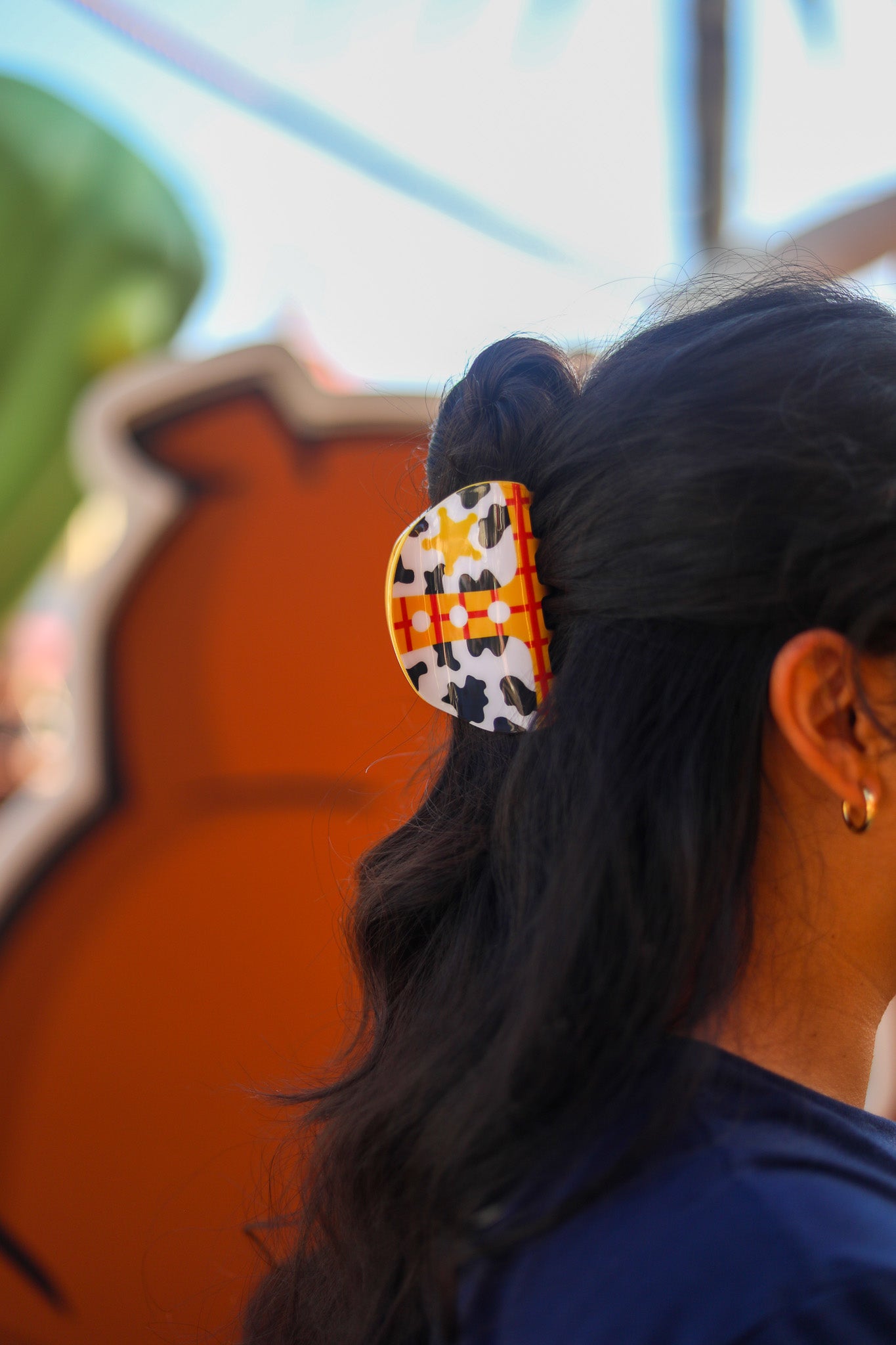 Toy Cowboy Claw Clip