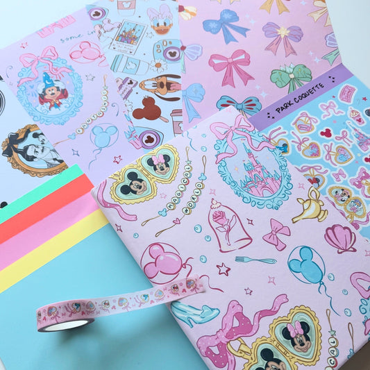 Junk Journal Kit (Pink Park Coquette)