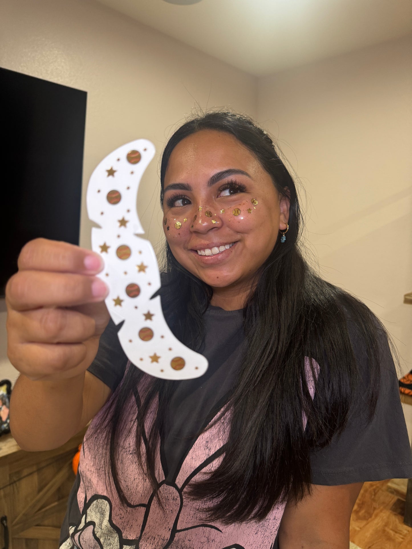 Softball Freckles (Metallic Gold)
