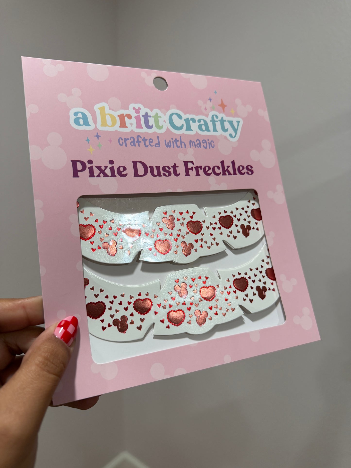 Be Mine Rose Gold Pixie Dust Freckles (Ready to Ship)