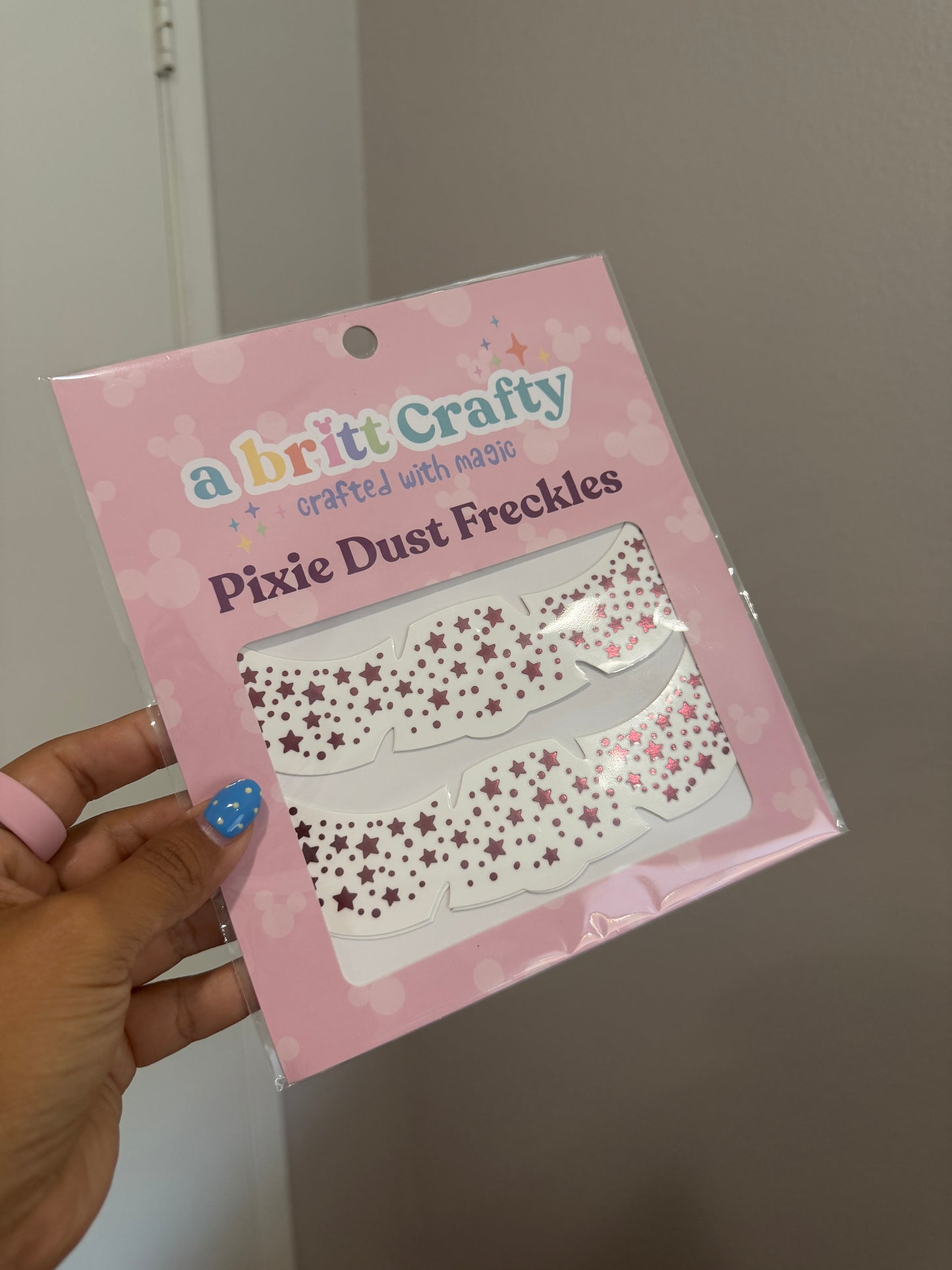 Pink Stars Pixie Dust Freckles