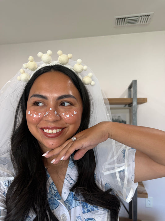 Bridal (white matte) Pixie Dust Freckles