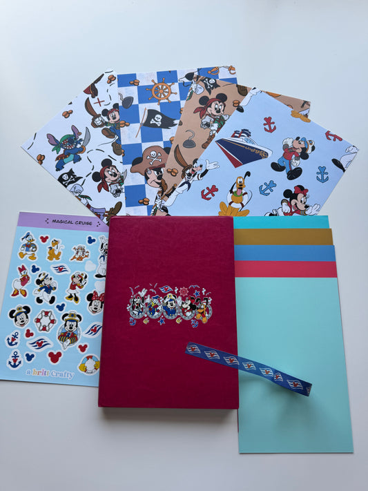 Junk Journal Kit (Mickey Cruise Line)