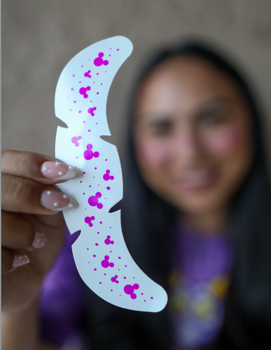 Purple Matte Pixie Dust Freckles (Ready to Ship)