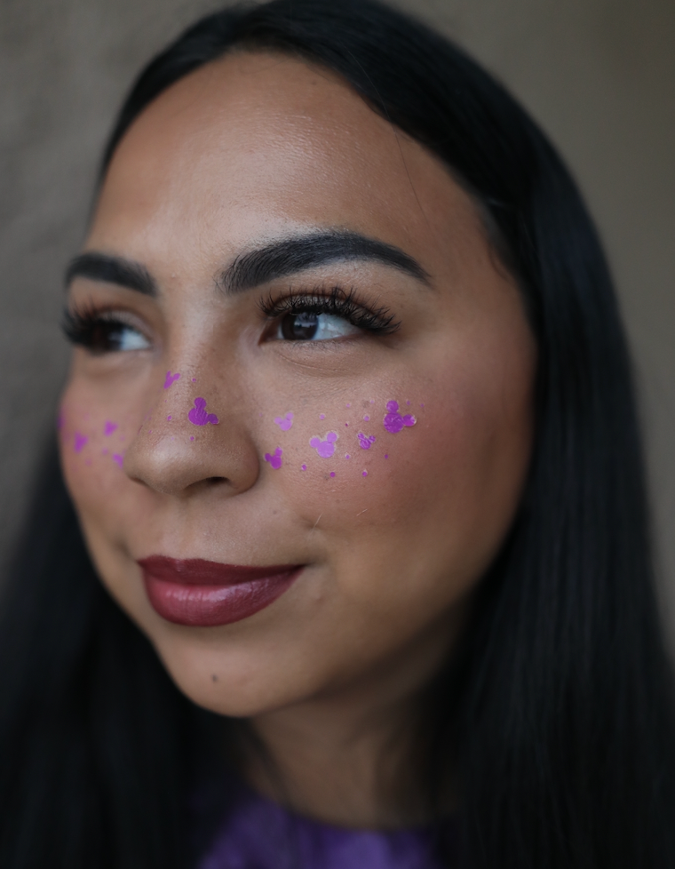 Purple Matte Pixie Dust Freckles (Ready to Ship)